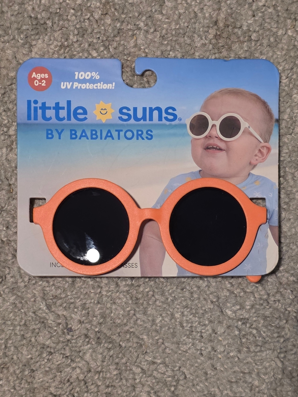 Little Suns By Babiators - Orange Baby Sunglasses